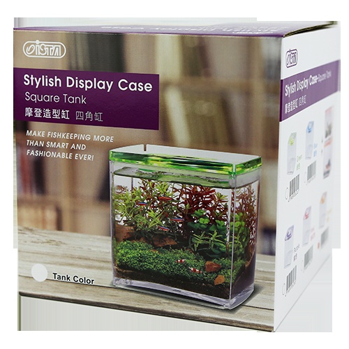 Acvariu ISTA Stylish Display Case Square Tank Albastru 2.3 l