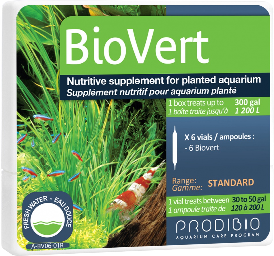 Fertilizant plante acvariu Prodibio BioVert 6 fiole