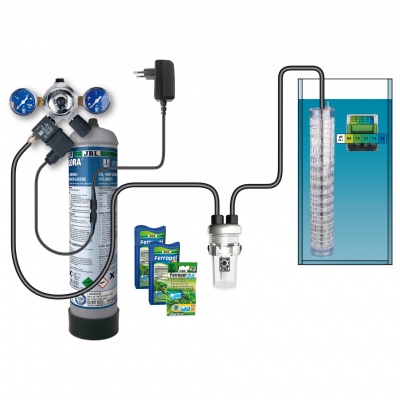 Set fertilizare CO2 acvariu JBL ProFlora set u502
