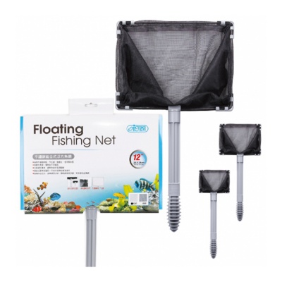 Minciog acvariu inoxidabil plutitor ISTA 20X15 cm - plasa grosiera
