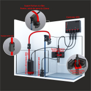 Acvariu REEFER XXL 750 G2+ Complete System Deluxe ATO+ Alb (incl. 4 x Reef LED 90)