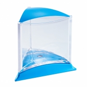 Acvariu ISTA Stylish Display Case Triangle Albastru 1 l
