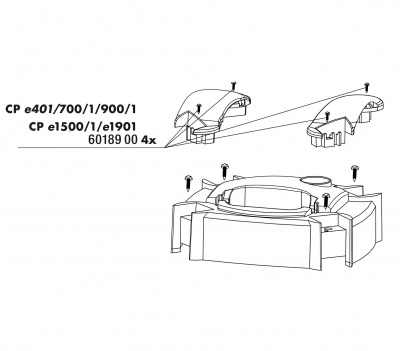 JBL Suruburi maner CP e401, e70X, e90X, e150X, e190X (4 buc)