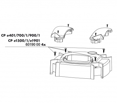 JBL Suruburi cap pompa CP e401, e70X/ e90X/ e150X/ e190X