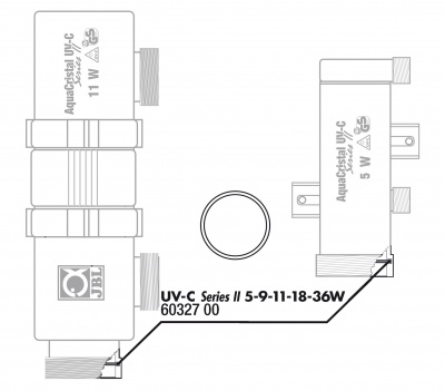 JBL O-Ring Aqua Cristal UV-C 5-36 W