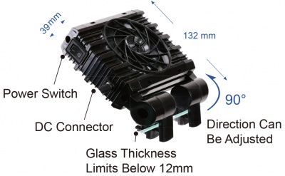 Ventilator acvariu ISTA Energy Saving Arrayed Cooling Fan 1