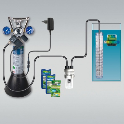 Set fertilizare CO2 acvariu JBL ProFlora set m502