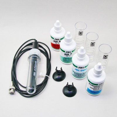 Senzor pH cu solutii calibrare JBL ProFlora pH-Sensor+Cal