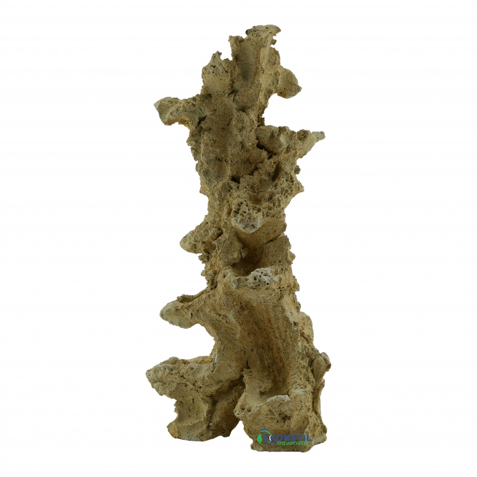 Decor ceramic acvariu Aquaroche Reef Base-stalp drept H 35/38 cm