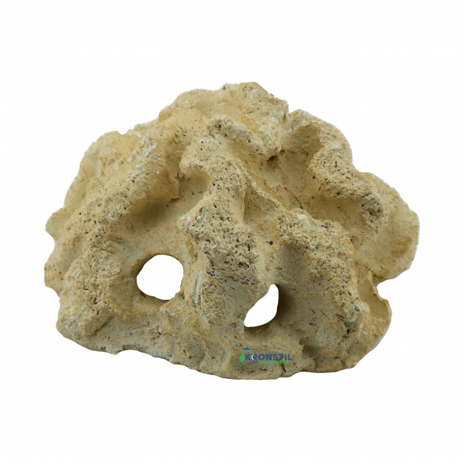 Decor ceramic acvariu Aquaroche Reef-Gobie Home 2 holes