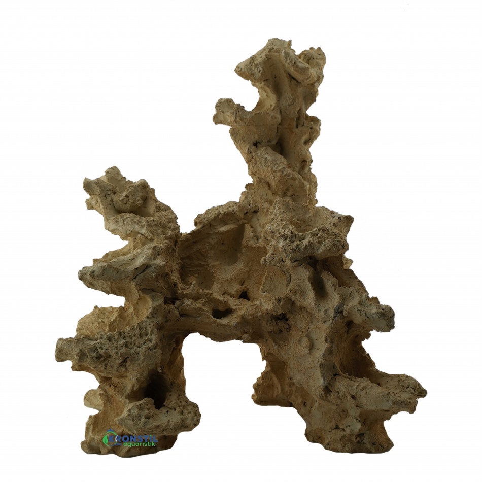 Decor ceramic acvariu Aquaroche Reef Right Grottoe H 45 cm
