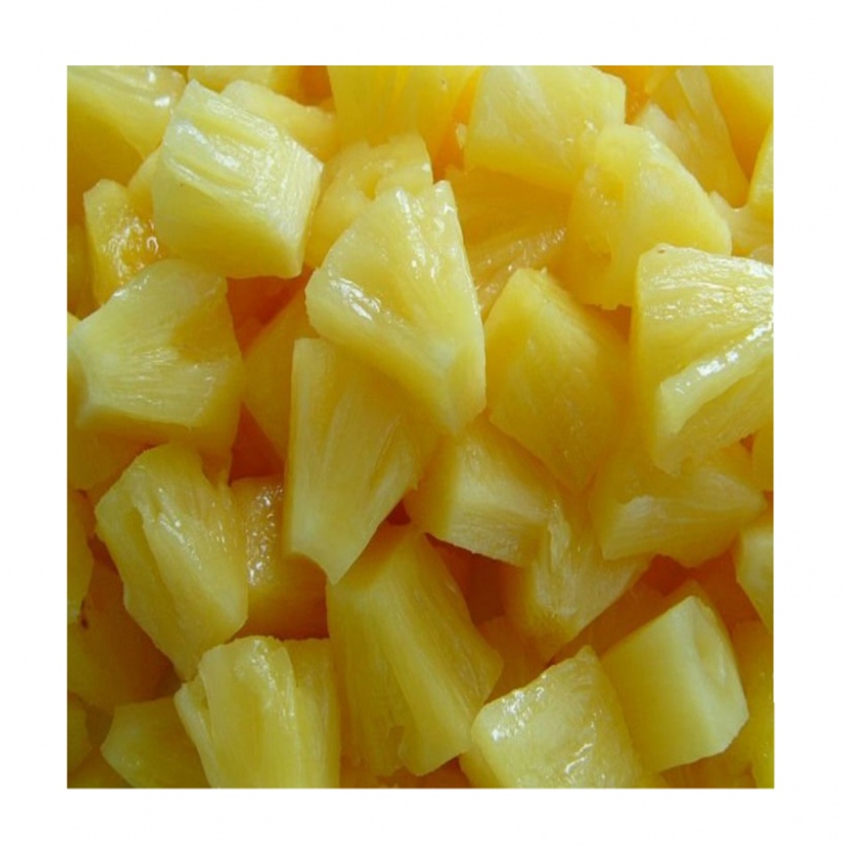 Ananas cuburi 10x10 mm - 10kg, pret/kg