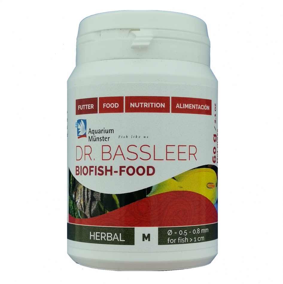 Aquarium Munster Biofish Food HERBAL M 60 g