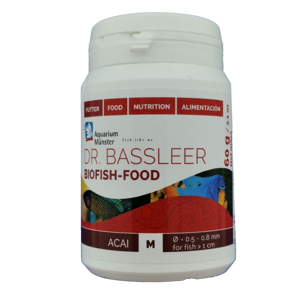 Aquarium Munster Biofish Food ACAI M 60 g