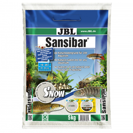 Substrat natural acvariu JBL Sansibar SNOW 5 kg