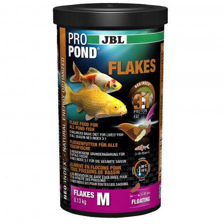 Hrana pesti iaz JBL ProPond Flakes M 0,13 kg
