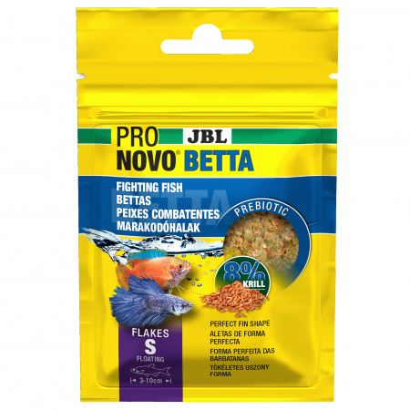 Hrana pesti acvariu JBL ProNovo BETTA FLAKES S 20 ml 