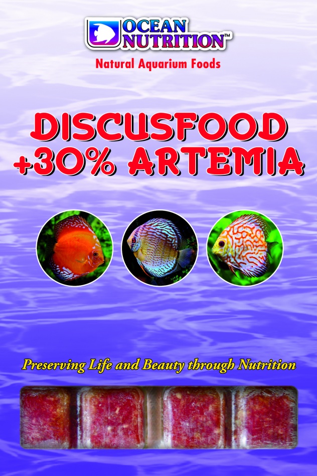 Hrana pesti acvariu congelata Ocean Nutrition Discusfood + 30% Artemia 100 g