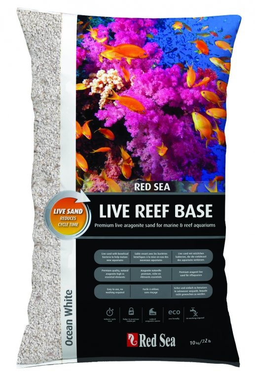 Red Sea Live Reef Base Ocean White 0.25-1mm 10Kg