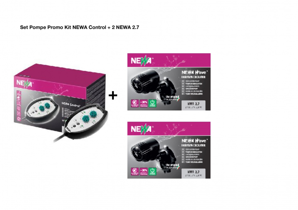 Set pompe Promo kit Newa Control + 2 Newa Wave 2.7