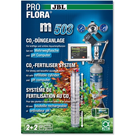 Set fertilizare CO2 acvariu JBL ProFlora set m503  