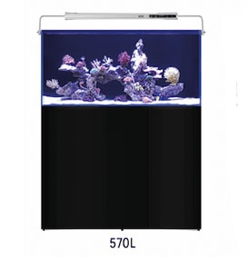 Acvariu Aquarium Systems 570L/396L Display+150L sump/120x60x55/ negru