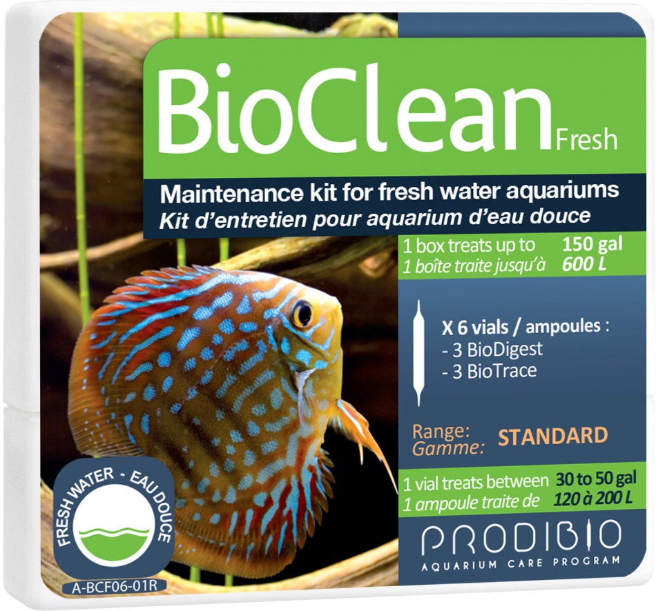 Solutie tratare apa acvariu Prodibio Bio Clean Fresh x 6 