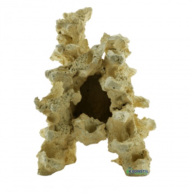 Decor ceramic acvariu Aquaroche Reef Left Grottoe H45 cm