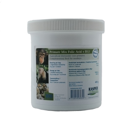 Kasper Vitamine primate mix Folin+ B12 - 400g