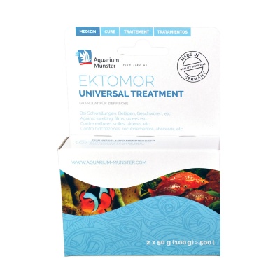 Medicament pesti acvariu Aquarium Munster EKTOMOR 2x50 g Fresh/Marin