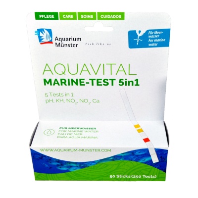  Aquarium Munster Aquavital  Marin Test 5 in 1