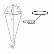 Accesorii eclozare artemia acvariu JBL Artemio O-Ring