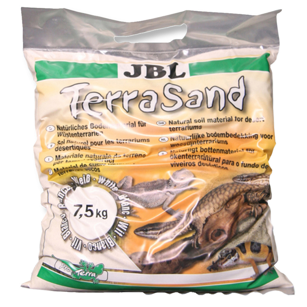 Substrat terariu JBL TerraSand Natur White 7.5 kg