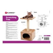 Sisal SCRATCH POLE SASSIERE Bej