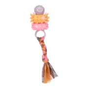 Jucarie puppy BUNTY inele Taupe 20x5,7x5,7cm