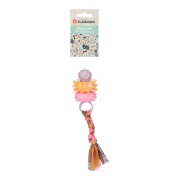 Jucarie puppy BUNTY inele Taupe 20x5,7x5,7cm