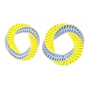 Jucarie GLOWA Inel Bleu/Galben L 15x15x4cm