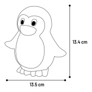 Jucarie GUPI Pinguin Khaki 13,5x7x13,4cm