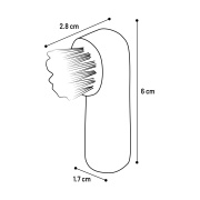 Perie dinti FINGER TOOTH BRUSH S 2buc