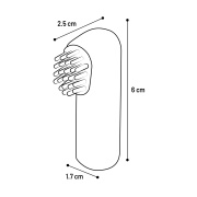Perie dinti FINGER TOOTH BRUSH S 2buc