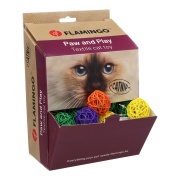 Jucarie pisica ALEX BALL 4cm