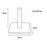 Sisal SCRATCH TREE POLSET S Negru