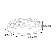 Jucarie pisica SHILO OVAL Alb/Bleu