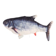 Jucarie pisici FLOUNDER peste Gri 29cm