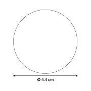 Jucarie pisica CADEE BALL 4.4cm