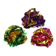 Jucarie pisici CAJA Crinkle minge 3,5cm