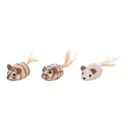 Jucarie pisici KARO Mouse Bej 12cm