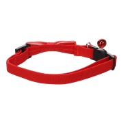 Zgarda pisici CASTOR funda Rosu 20-35cm/10mm