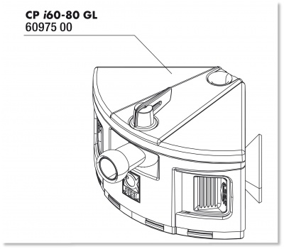 JBL Cap pompa filtru intern Cristal Profi  i60/80