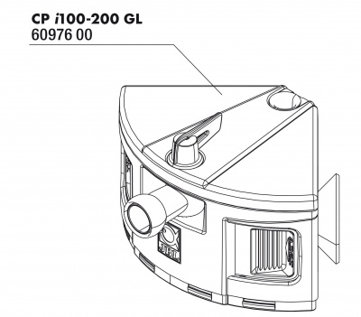 JBL Cap pompa filtru intern Cristal Profi i100/200